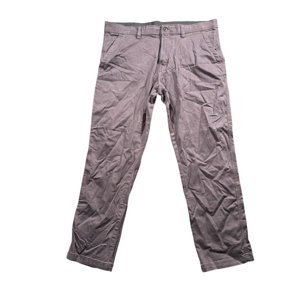 Weatherproof Utility Pants Men 39x30 Tag 38x32 Gray Canvas Straight Leg Gorpcore